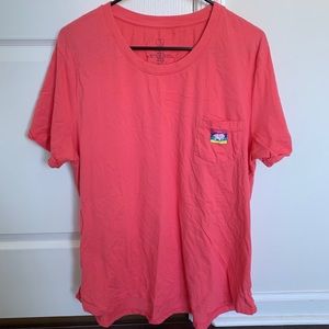 Pink/orange short sleeve Ivory Ella shirt